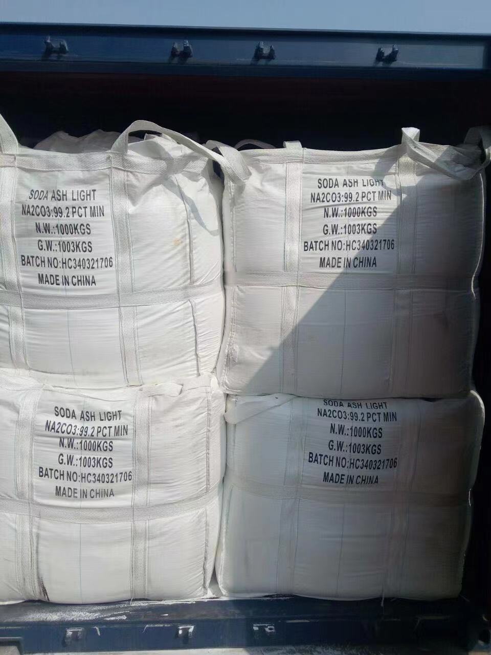 soda ash in container(bulk bags)