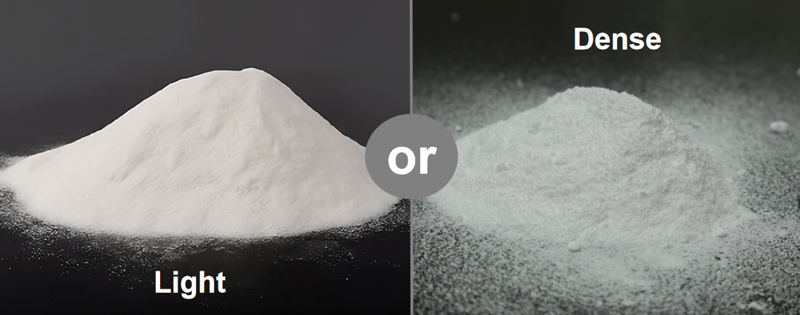 soda ash light or dense