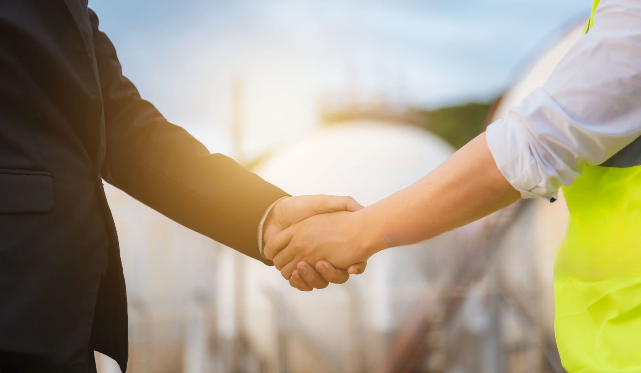 soda ash partnership handshake