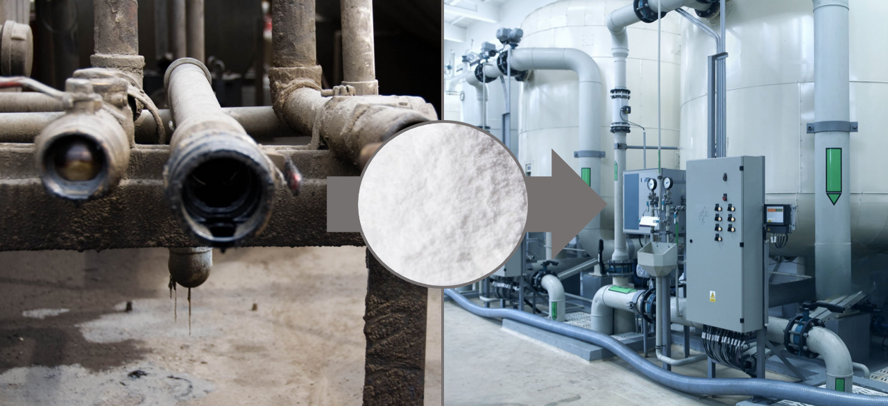 green case of sodium bicarbonate application